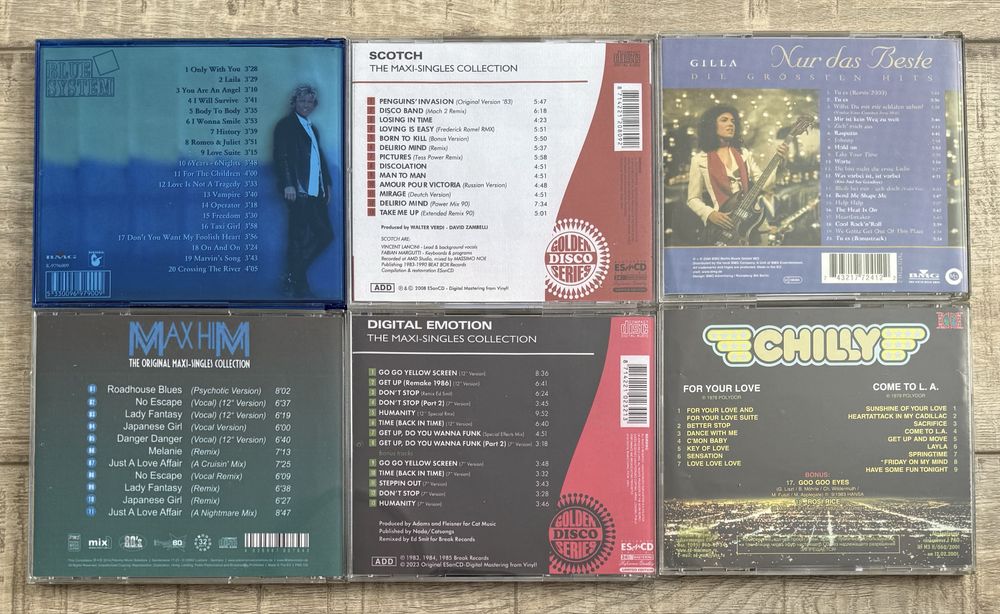 Lot 24 cd italo-disco Silent Circle/CC Catch/Bad Boys Blue/Den Harrow