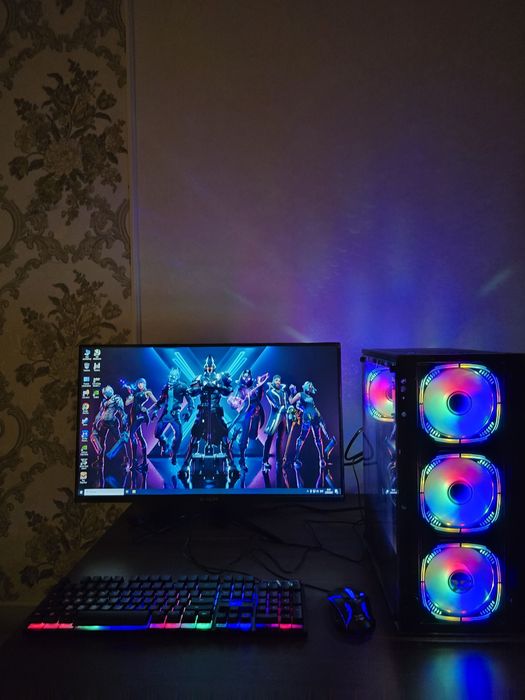 Супермощный игровой ПК с RTX 3060 Ti и монитором 180Hz – готов к бою!