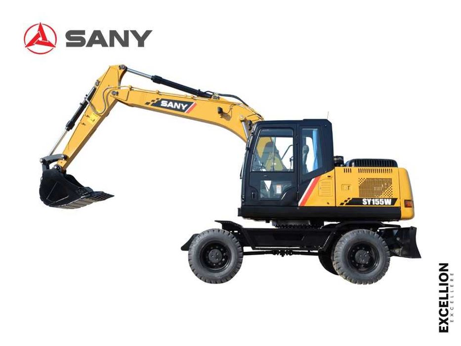 Экскаватор калесный SANY SY155W