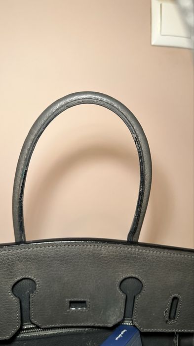 Geantă originala Hermès Birkin 35 – Elephant Grey