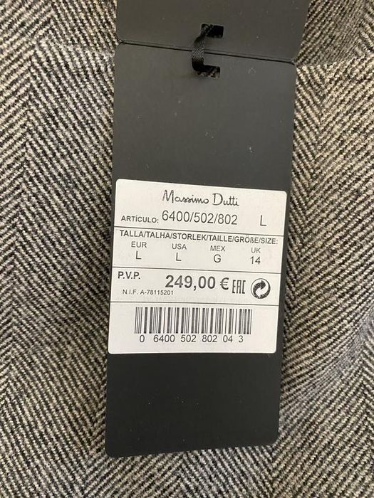 Palton reversibil lana Massimo Dutti