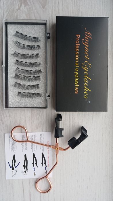 Магнитни мигли със щипка