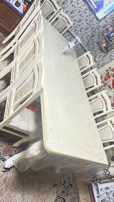 Стол со стулиями 12 шт
