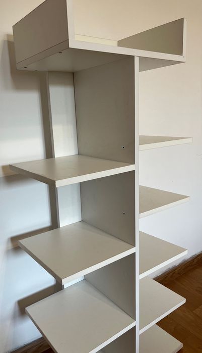 Обувница 52x30x120 см, белая