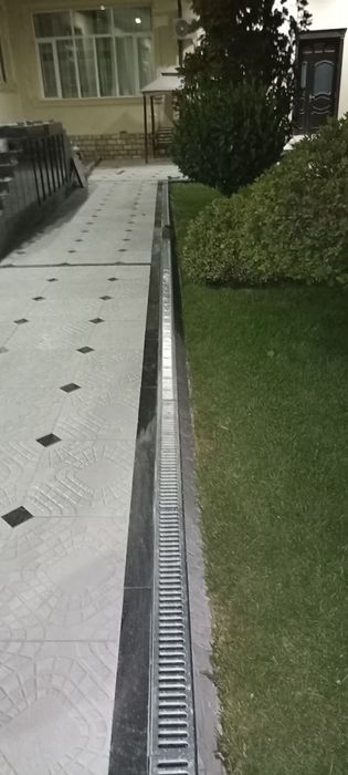 Лоток дренажний. Топпинг пол ва терасни кафел ва бассейн атрофи учун