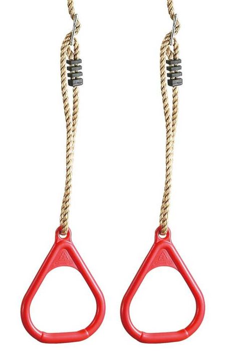 Гимнастически халки с въже ПВЦ АС3048 12 х 13 см. за детски площадки