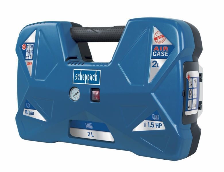 Compresor portabil 2 l 8 bar scheppach