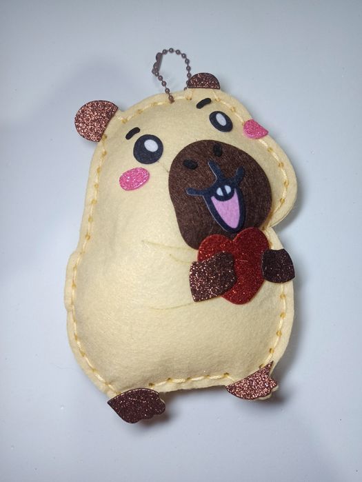 Мягкая игрушка Капибара Capibara из фетра.