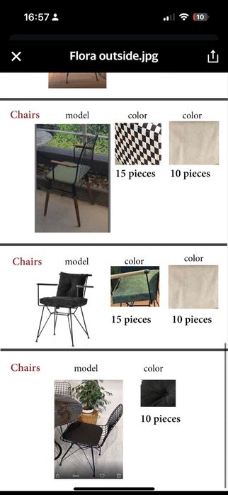 Маси и Столове за заведение