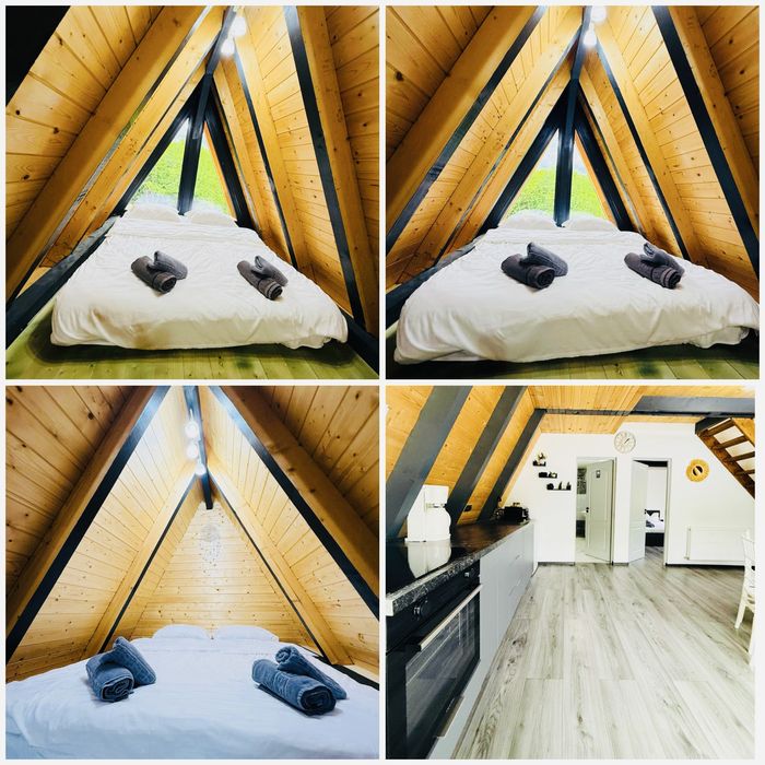 Cabana A-Frame Ariana Valea Avrigului,Ciubar jacuzzi,Piscina