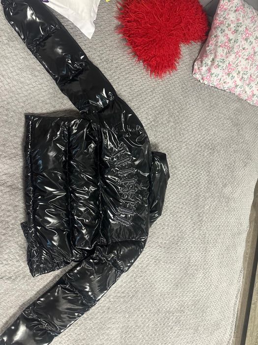 Geaca trapstar neagra lucioasa fete M