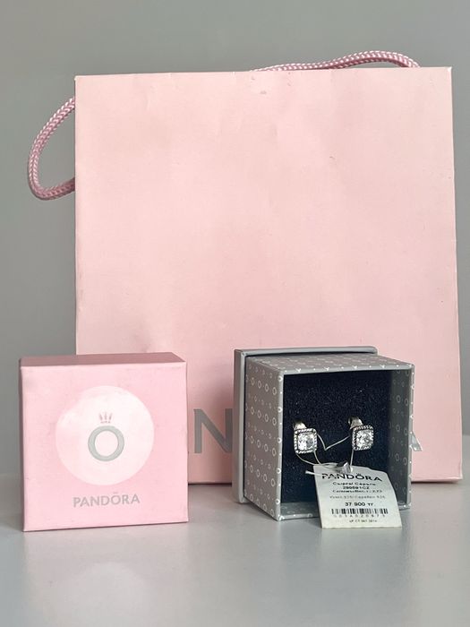 Pandora оригинал новые серьги