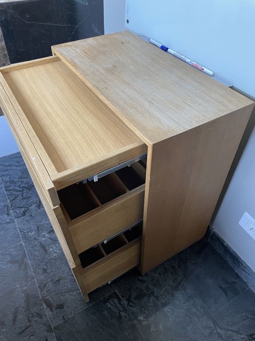 Dulap Organizator pt Birou, Lemn Stejar, 77,5 x 39 x 80cm | 99 euro!