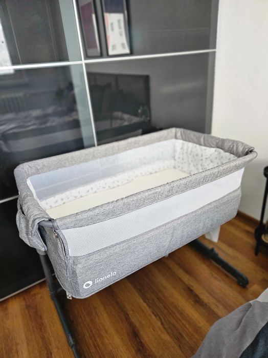 Patut cosleeper Lionelo + saltea fibra cocos