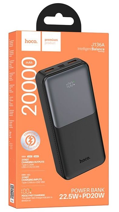 Hoco J136A powerbank 20000mAh