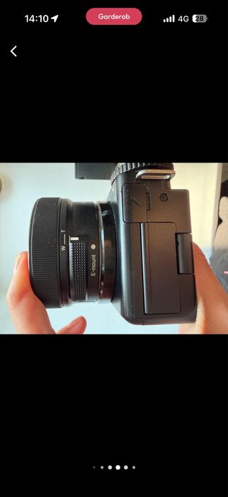 Sony zv e-10  + вспышка с чехлом в комплекте