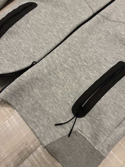 Nike tech fleece M grey оригинално мъжко горнище, суитшърт