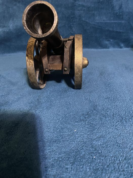 Tun macheta bronz vechi decor obiect