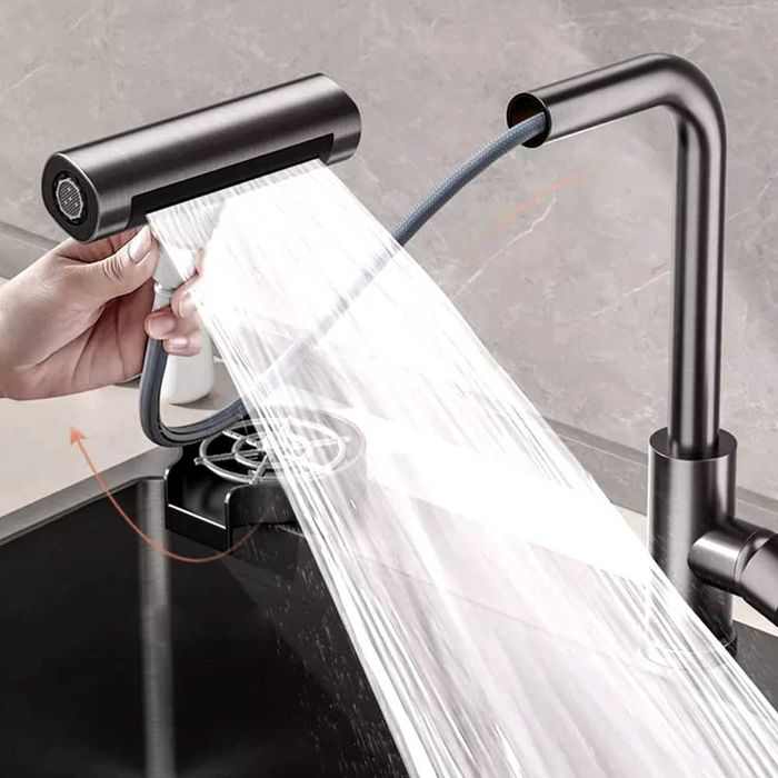 Смесител с 4 режима подходящ за кухня и баня W139