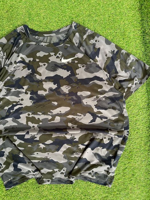 Мъжка блузка с къс ръкав : Man T-Shirt DRY LEG TEE CAMO GREY XXL