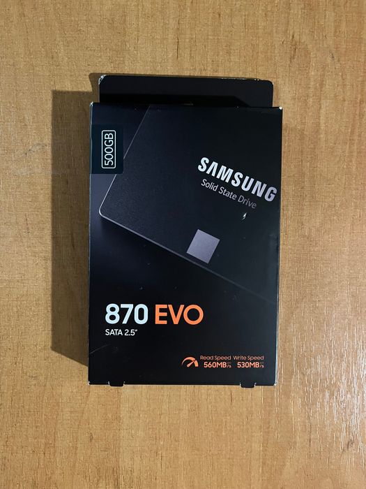 SSD Samsung 870 EVO 500 ГБ с гарантией