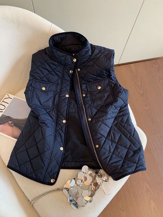 Жилетка женская синяя