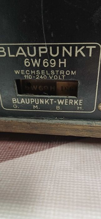 blaupunkt 6w69h pentru restaurat