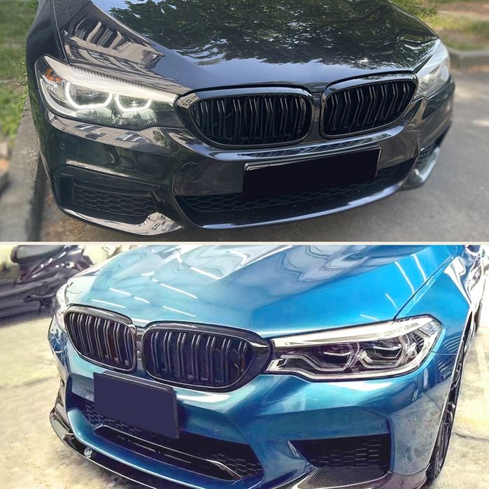 Grile Duble Bmw G30 G31 F90 Seria 5 Negru Lucios