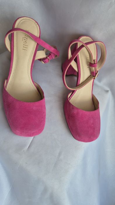 Pantofi piele naturala Lazzarini nr.38 Noi-