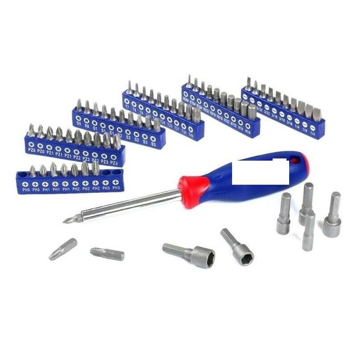 Vand Set surubelnite, tubulare si biti 100 bucati NOU Pret 150 Lei