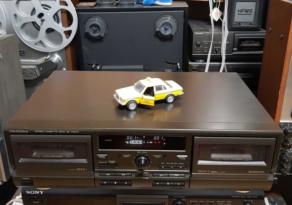 Casetofon Deck Stereo Vintage TECHNICS RS TR373 BLACK (Made in Japan)