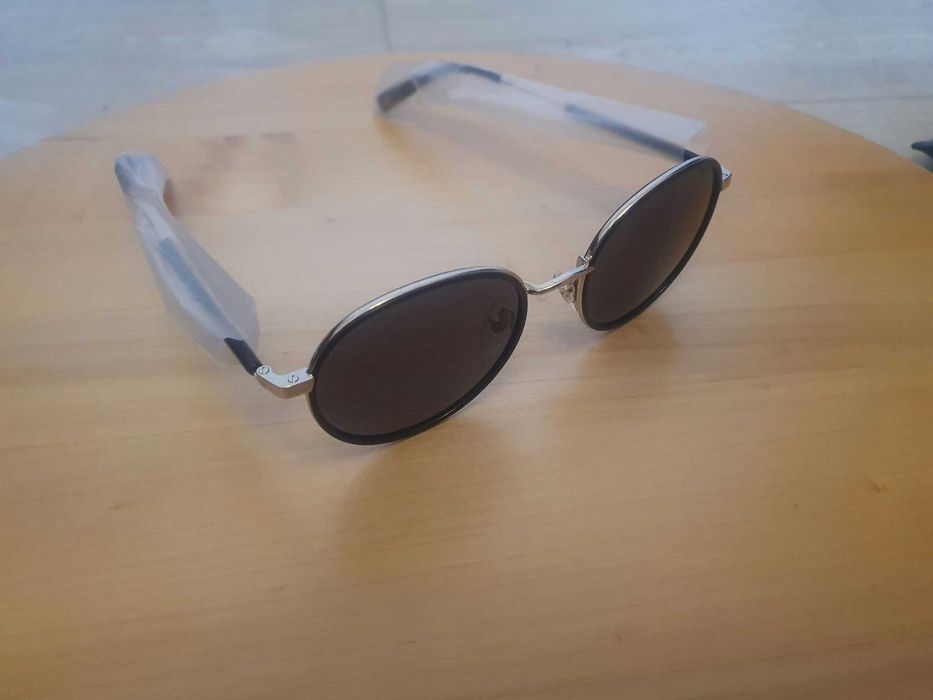Ochelari de soare CARFIA polarizați UV400, rotunzi retro, negri