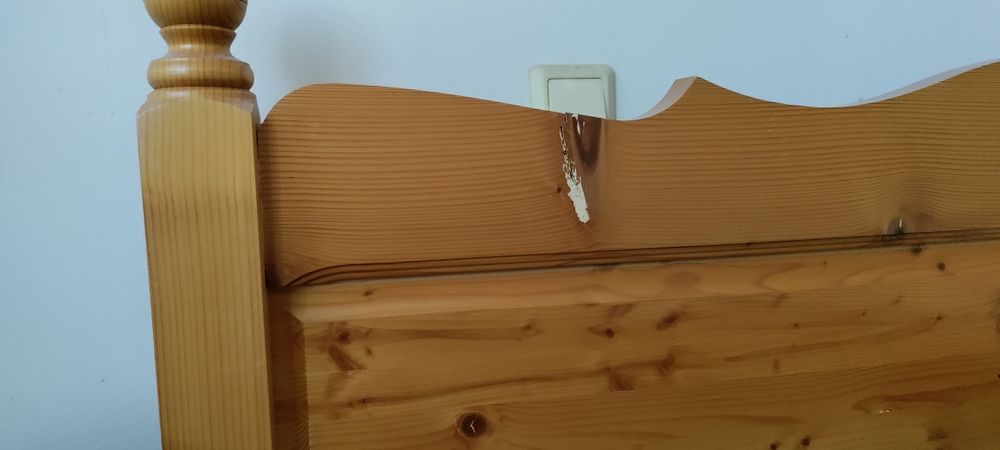 Спалня, масивен чам 2х80х180 см