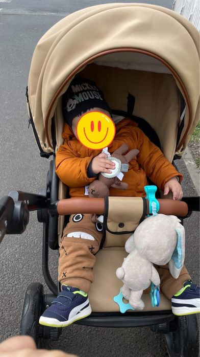 Carucior 3 in 1 Topaz Lux Beige – Krausman – Testat ADAC