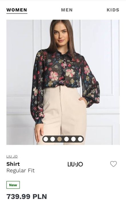 Срочно LIU JO Оригинал Женская шифоновая блуза