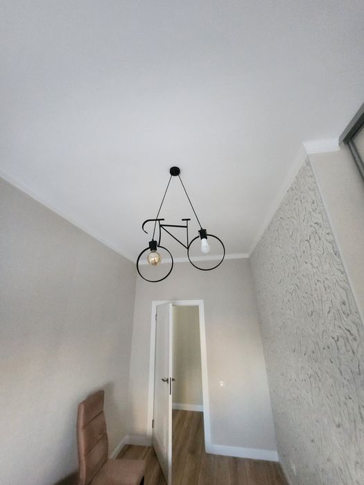 Люстра-велосипед металлическая