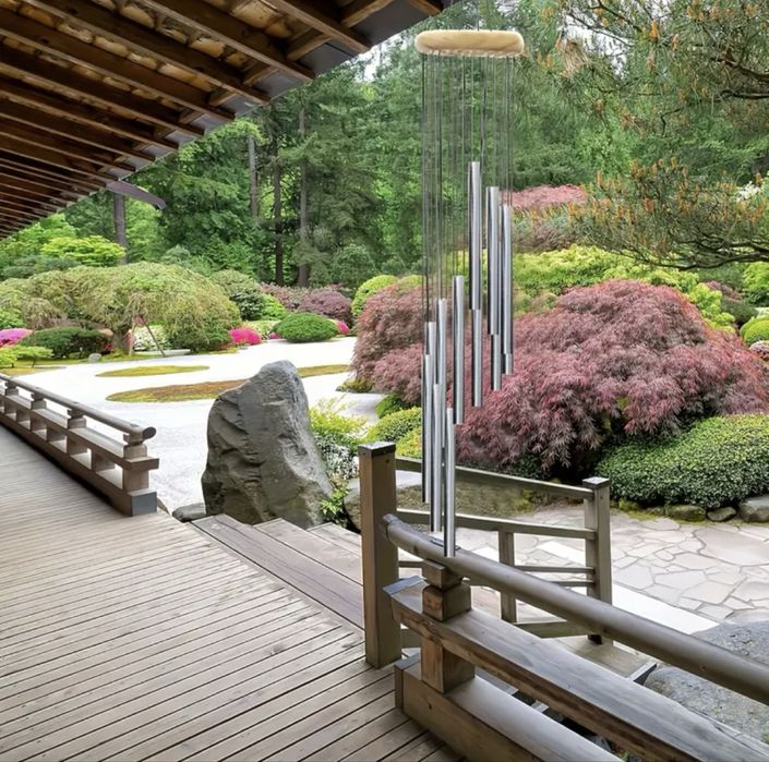 12 тръбни вятърни звънчета