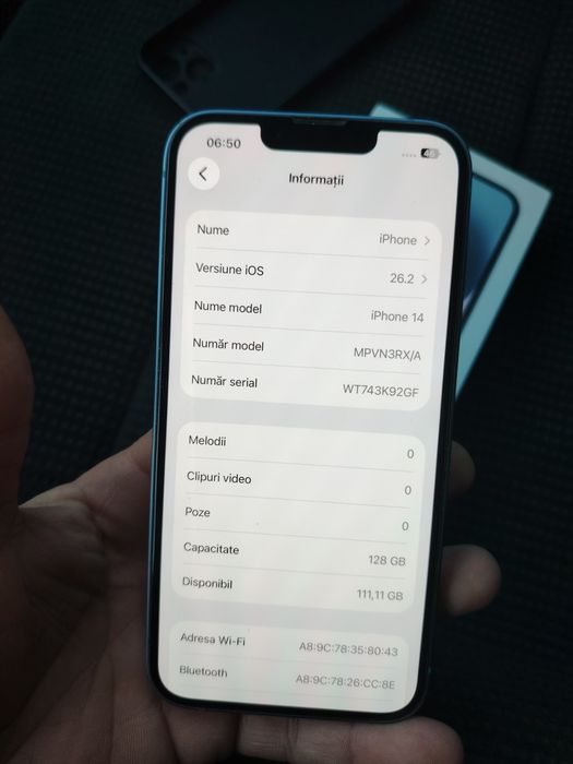 Iphone 14 blue full box