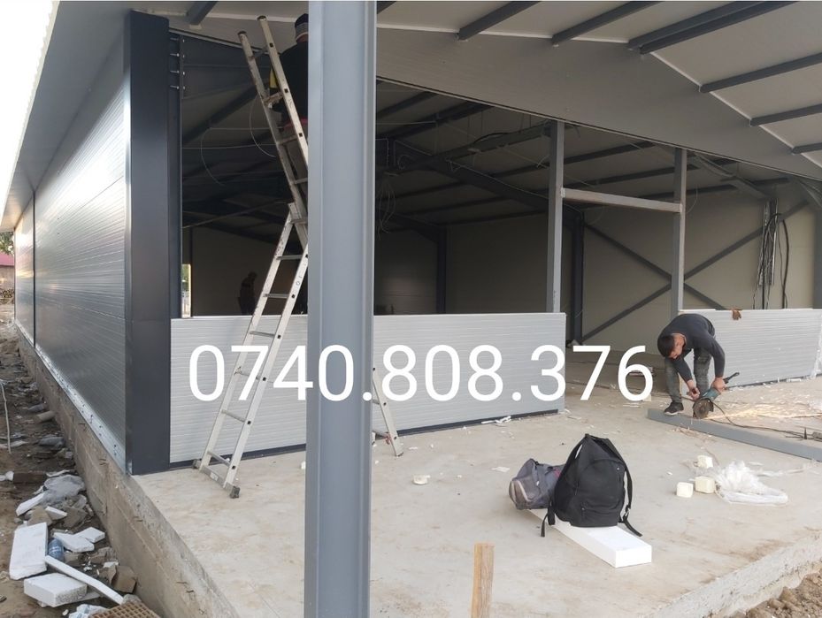 Hala 12x30m constructie metalica structura hala completa