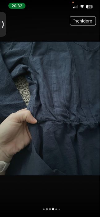 Rochita  bleumarin bumbac 100%