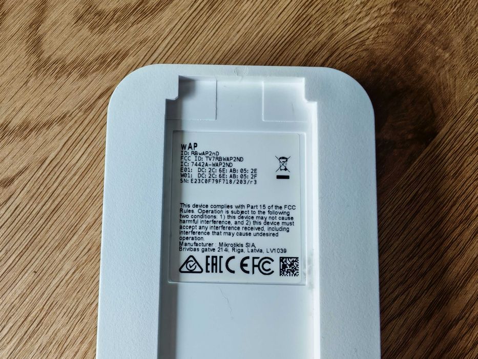 Acess Point Mikrotik wAP