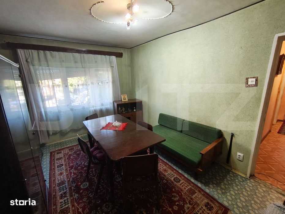 Apartament 3 camere la etajul 1 renovabil in Nufarul