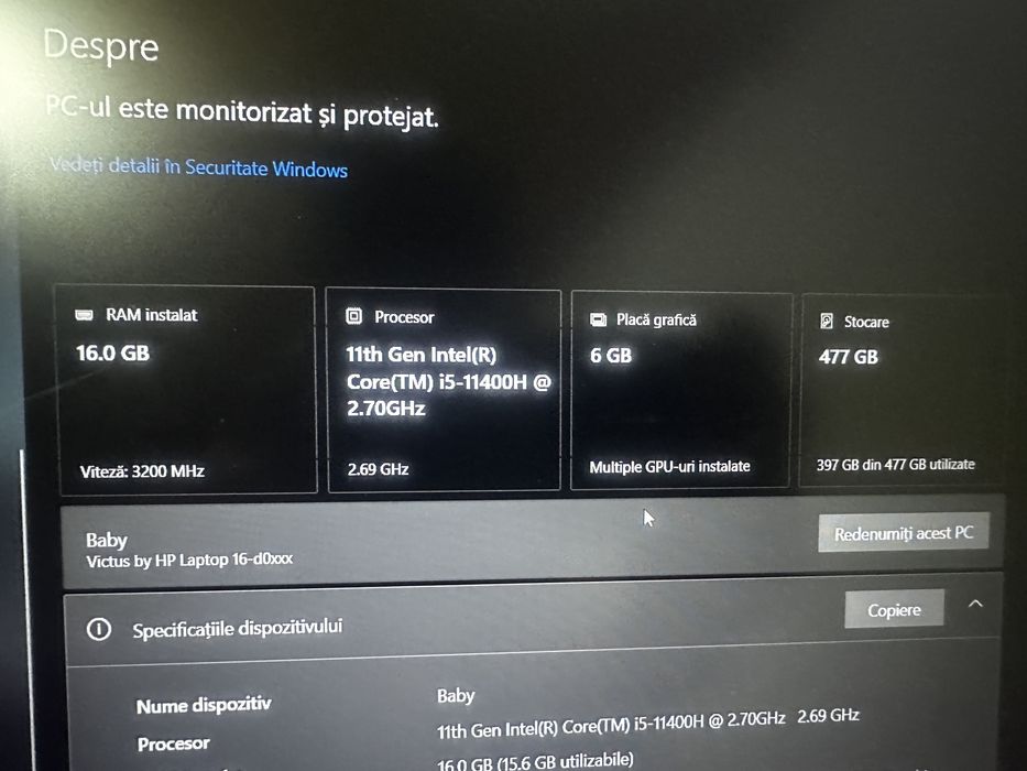 Laptop VICTUS gaming