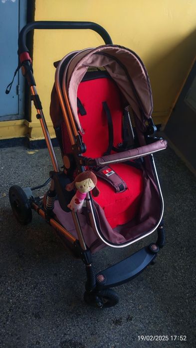 Бебешка комбинирана количка 3в1 Zizito Fontana