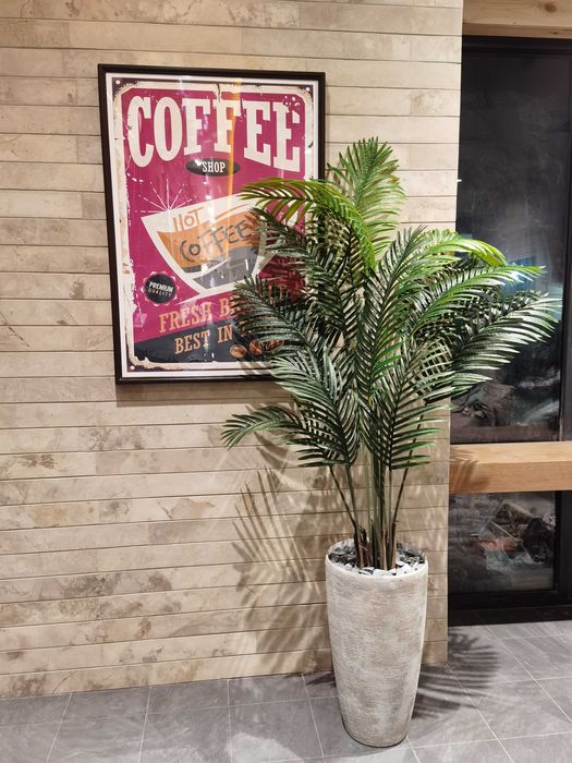 Искусственные цветы пальма калатея в горшке для дома для офиса гуллар