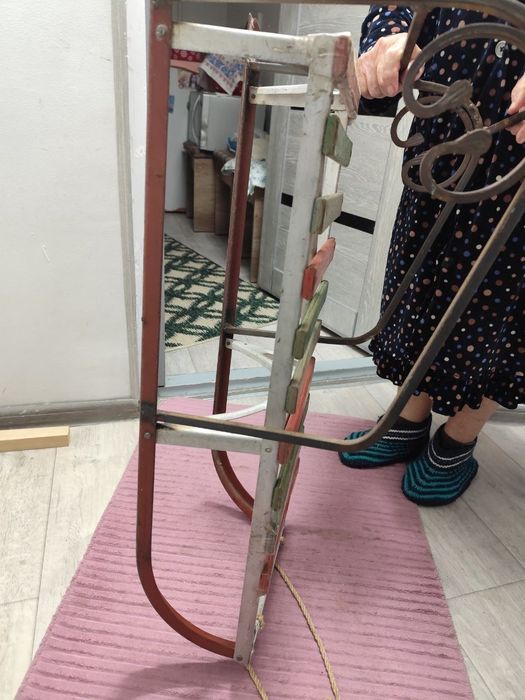 Санки металлические