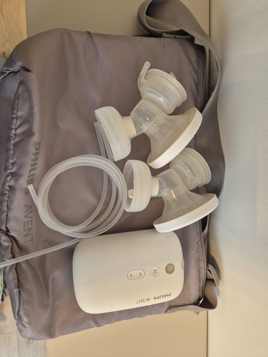 Pompa de san dubla Philips cu baterie