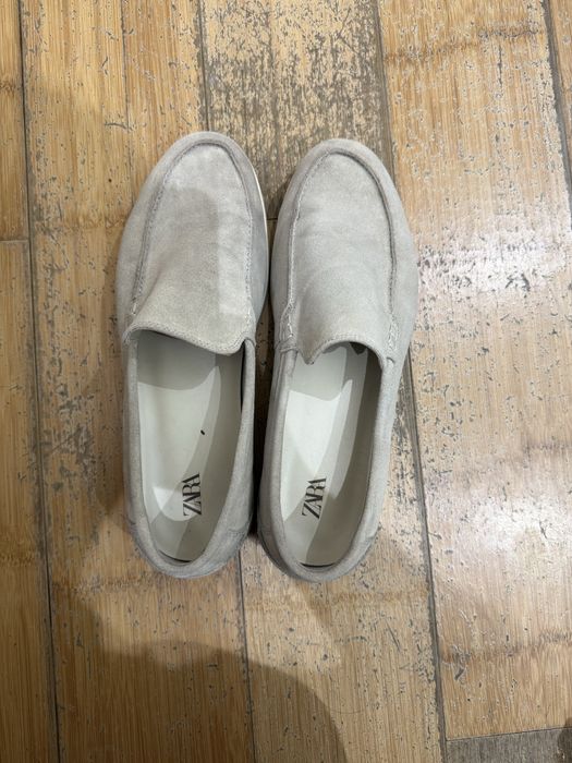 Лоферы светлые Zara 45