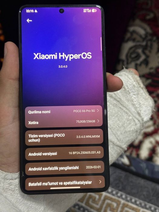 Poco X6 pro 5g .