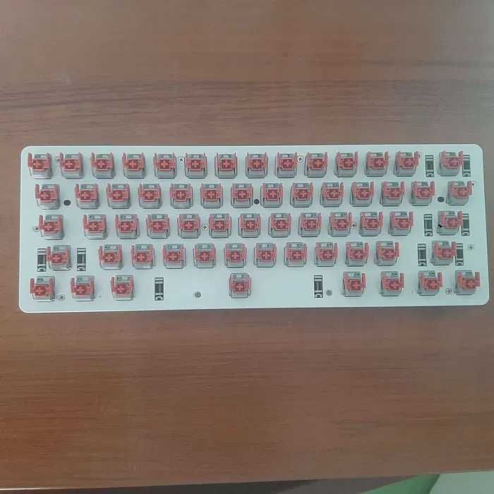 Razer Hunstman Mini, Optical Red, бяла